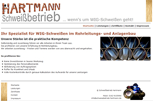 Schweibetrieb Hartmann - www.schweissbetrieb-hartmann.de